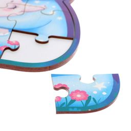 Пазл деревянный с чипом Слоники - Лесная мастерская фото 6