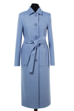 01-09712 Пальто женское демисезонное (пояс) - El podio фото 9