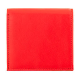Итальянский кожаный кошелек DuDu серии Flavio | огненно-красный - Dudubags фото 5
