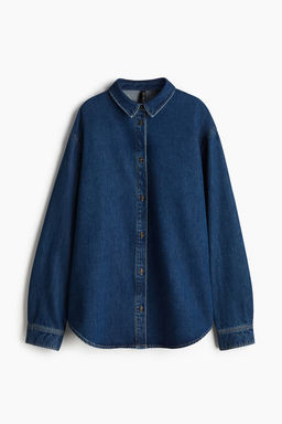 Camisa denim oversize - H&m фото 6