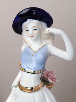 Статуэтка Девушка с цветами 30 см / XH-0816 /уп 24/ - Галеонтрейд фото 3