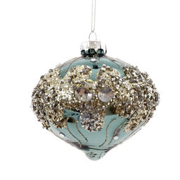 Украшение новогоднее "Капля", L11 W11 H10 см