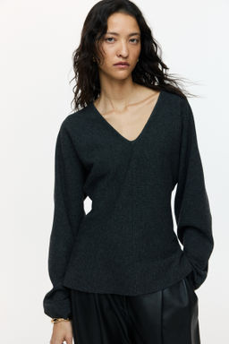Top de punto con escote en V - H&m фото 5
