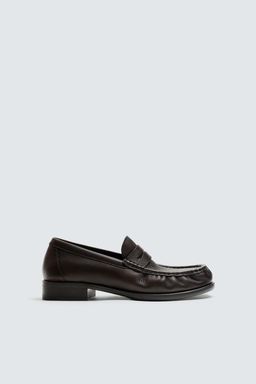 LEATHER LOAFERS LIMITED EDITION - Zara фото 4