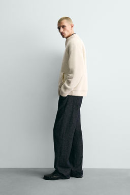 QUILTED KNIT BOMBER JACKET - Zara фото 4