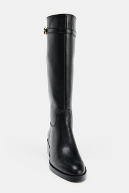EQUESTRIAN BUCKLE BOOTS - Zara фото 5