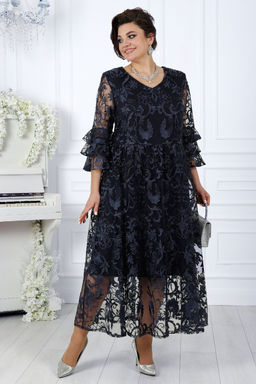 Платье Ninele 7431-Р темно-синий - Mira fashion фото 847