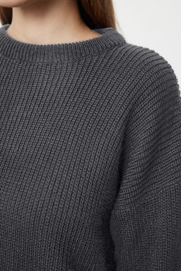 Bordo Genis Kal?p Fitilli Yumusak Dokulu Triko Kazak TWOAW25KZ00342 - Trendyolmilla фото 16