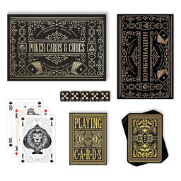 Подарочный набор 2 в 1 «Poker cards and cubes», 54 карты, кубики