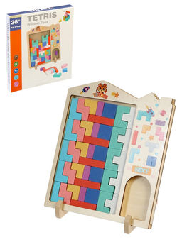 Развивающая головоломка «Тетрис», деревянный