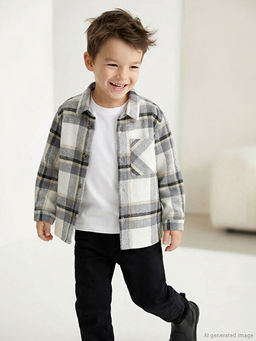 Ekose Erkek ?ocuk Oduncu G?mlek