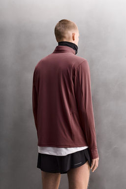 QUARTER-ZIP SWEATSHIRT WITH COMBINED POCKET - Zara фото 3