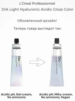 DIA Light  8.18 Светлый блондин пепельный мокка, крем-краска 60 мл - Loreal professionnel фото 6