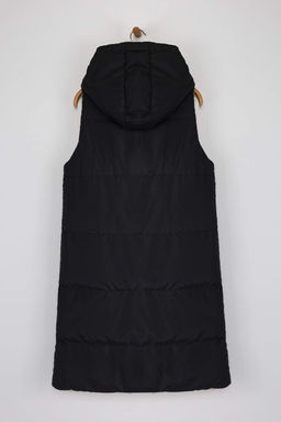 Trendyolmilla Siyah-Vizon Regular Yelek TWOAW25YE00109 фото 7