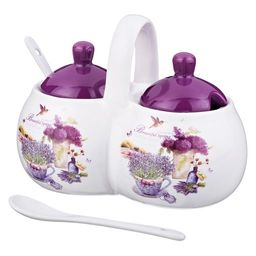 БАНКА 2 СЕКЦИИ AGNESS ЛАВАНДОВАЯ ВЕСНА 17*10*13 СМ / 2х320 МЛ - Lefard фото 3