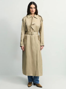 Плащ с акцентным воротником ZR2604102213-62 / Zarina  фото 4