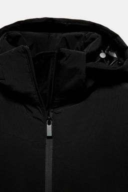 ANORAK LARGO 50% PLUM?N 50% PLUMA CAPUCHA WATER REPELLENT WINDPROOF / Negro - Zara фото 12