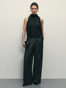 Прямые брюки в полоску / Zarina