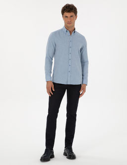 Mavi Slim Fit Uzun Kollu G_mlek - Pierre cardin фото 4