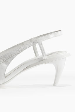 Salones destalonados de piel con tacon kitten - H&m фото 6