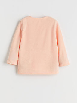 Bisiklet Yaka Bask?l? K?z ?ocuk Pijama ?st?