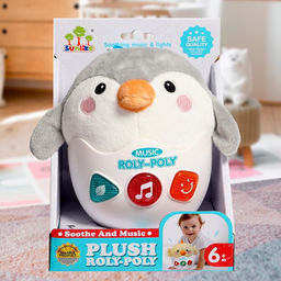 Неваляшка Пингвинёнок, звуковые эффекты, работает от батареек - Simaland фото 8