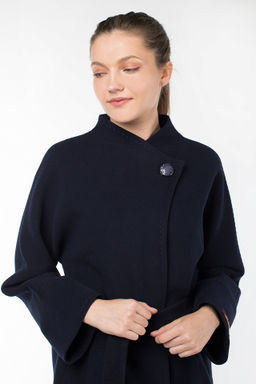 Пальто женское демисезонное (пояс) - El podio фото 5