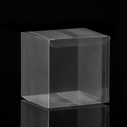 Цена за 5 шт. Складная коробка из PVC, матовая 11 x 11 x 11 см