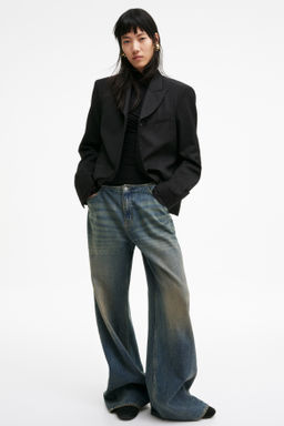 Blazer de botonadura sencilla en mezcla de lana - H&m фото 6