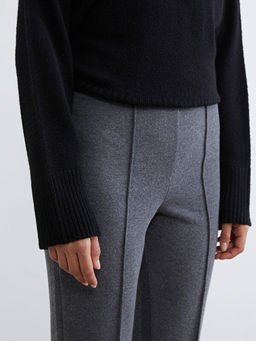 Beli Lastikli ?spanyol Pa?a Kad?n Pantolon