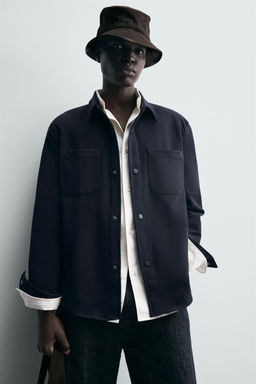 COMFORT TEXTURED OVERSHIRT - Zara фото 5