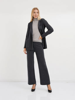 брюки женские клеш в темно-сером цвете - Glenfield фото 2