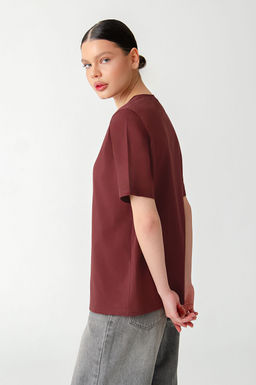 Арт. 3-1143 Футболка женская 42-50 (5 шт) Цвет:шоколад - Калинка фото 3