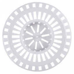 Пробка-сетка для раковины пластмассовая д8см, h1,5см (Россия)