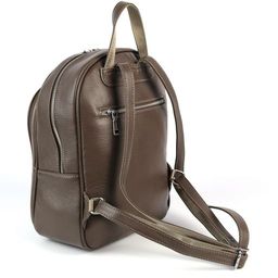 Женский кожаный рюкзак 1530-С Хаки - Cidirro фото 3