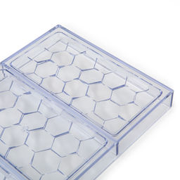 S-CHIEF PPC-0101 Форма для шоколада полистирол 27.5 х 17.5 х 2.5 см 1 шт №2 соты фото 4