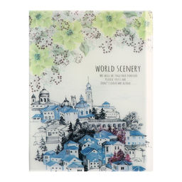 Папка формат А4, с 40 прозрачными файлами Город, МИКС - Calligrata фото 4