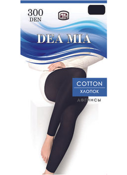 Леггинсы ЖЕНСКИЕ 1480В DEA MIA COTTON 300 nero - Conte elegant фото 2