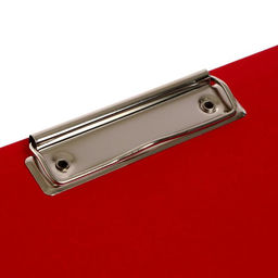 Папка-планшет с зажимом А4, 2 мм, Calligrata прочная, картон/бумвинил, красная (клипборд с крышкой)