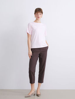 Bisiklet Yaka Ajurlu Bluz