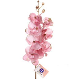 Искусственные цветы "FLOWERS GLAMOUR" 72см Орхидея розовая