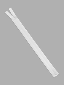 Цена за 10 шт. Молния «Спираль», №7, разъёмная, водонепроницаемая, замок автомат, 40 см, белая