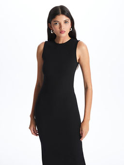 Bisiklet Yaka Kad?n Bodycon Elbise