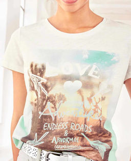 Блузка, мятная - Linea tesini фото 6