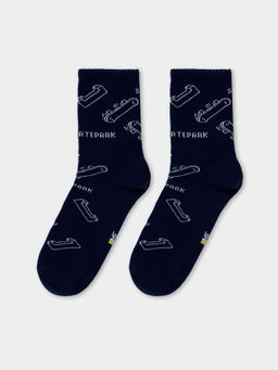 Цена за 5 пар! Носки детские с рисунком в виде скейтбордов - Mark formelle фото 3