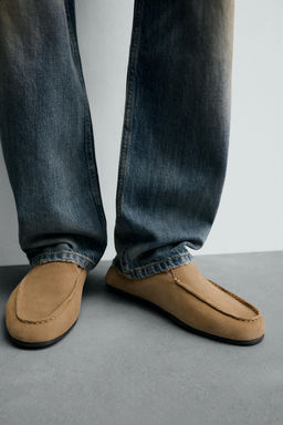 LEATHER LOAFERS - Zara фото 7