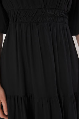 TRENDYOLMILLA Kiremit Duz Maxi Dokuma Elbise TWOSS25EL00776 фото 7