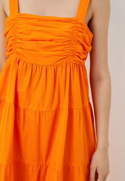 Ярко-оранжевое платье - Incity фото 9