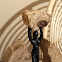 Сувенир «Сила», 17×5×23 см, полимерная смола, манговое дерево