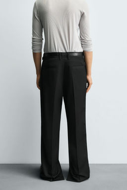 STRAIGHT-LEG TROUSERS WITH VENTS - Zara фото 3